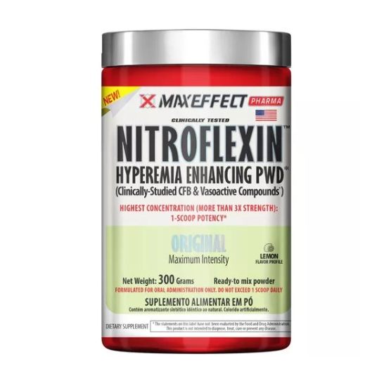 Pré-treino Nitroflexin Maxeffects 300g Original