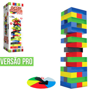 Jogo Clássico Jenga Caiu Perdeu 54 Peças Madeira Terremoto - ShopJJ -  Brinquedos, Bebe Reborn e Utilidades