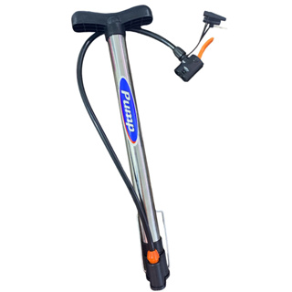 Bomba de Ar Manual Bolas Pneus Bicicletas Bikes Colchões Boias Brinquedos Infláveis 3 Bicos Cabo Emborrachado