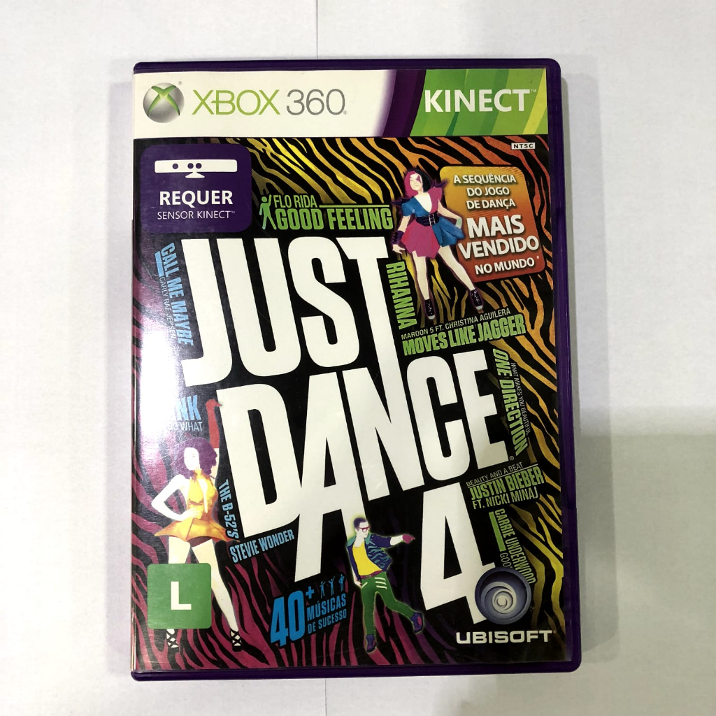 Jogo Just Dance 4 Kinect Xbox 360 Mídia Física