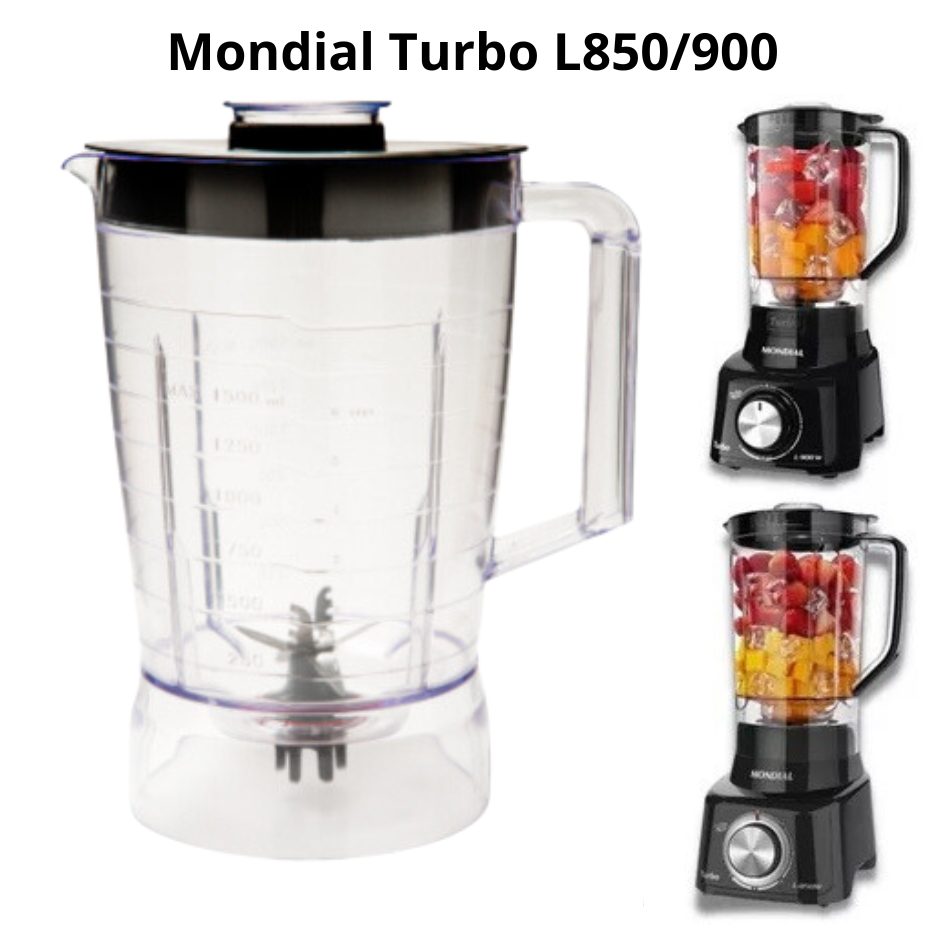 Liquidificador Mondial Turbo Power 550W Branco L-99 WG 110V