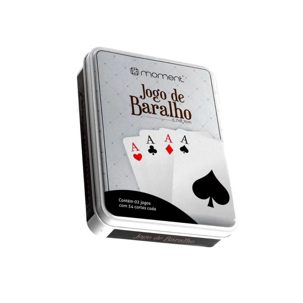 Jogo de Cartas Baralho Duplo Bilíngue