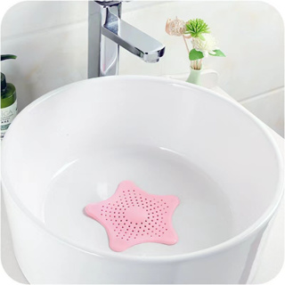 KIT 3 UNIDADES Tampa Silicone Ralo Pia Cozinha Banheiro Estrela