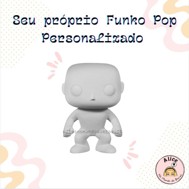 Funko Pop Personalizado em Biscuit - Boneco / Boneca Artesanal (Casal / Com pet / Individual)