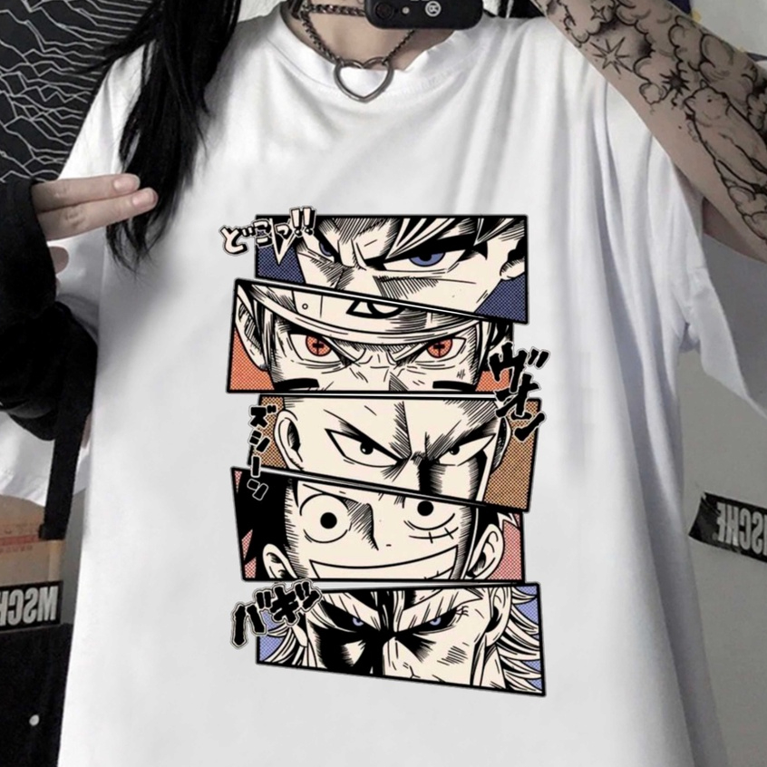 Camiseta Masculina Anime Naruto Olhos Personagens Desenho