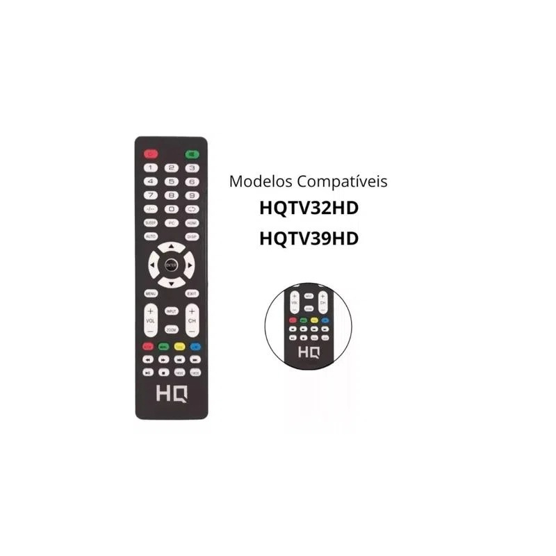 Controle Tv Led 32 H-buster Hdtv 720p Hbtv-32l05hd Hbuster - VC