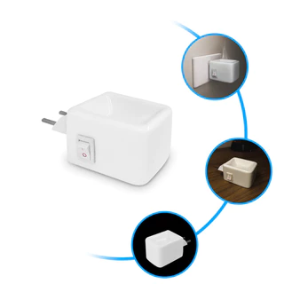Kit 10 Difusores Aromatizador Elétrico De Porcelana Bivolt Tomada Giratória