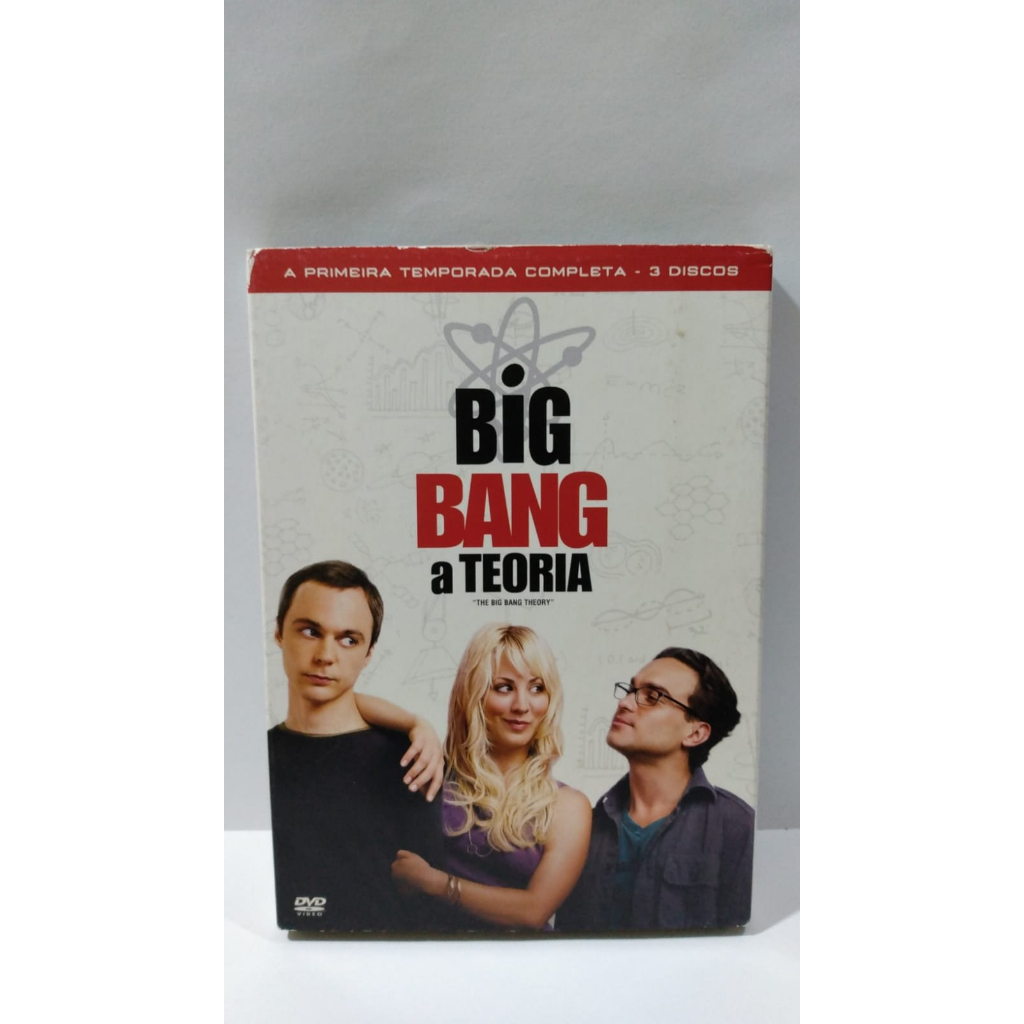 DVD primeira temporada completa Big Bang a Teoria seriado nerd ...