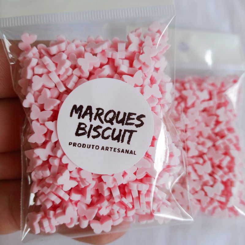 Borboletas Micro Rosa 20g | Shopee Brasil