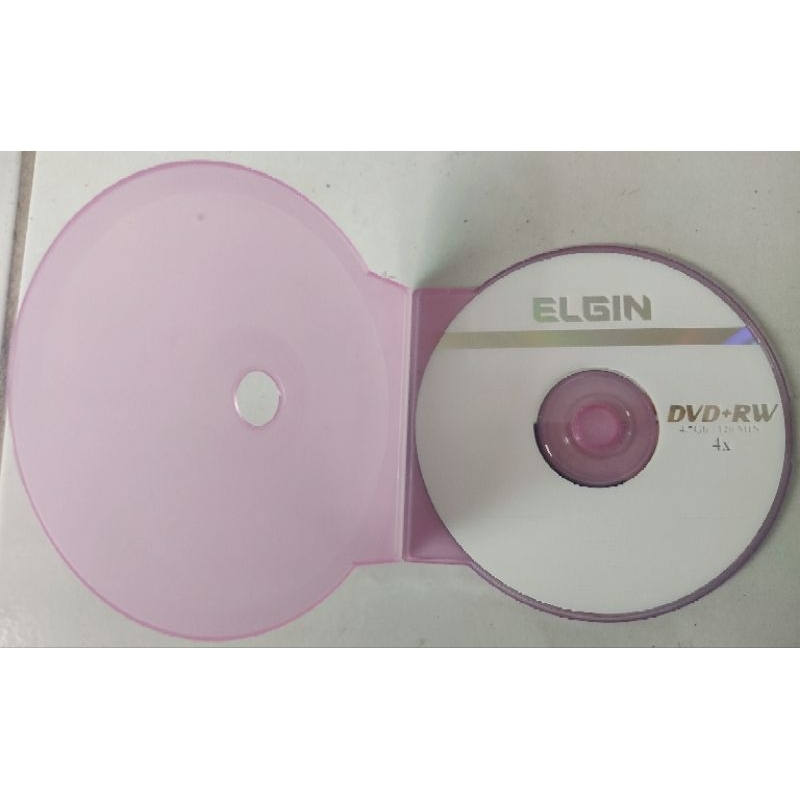 mídia DVD+RW regravável Elgin 4.7Gb 120min Shopee Brasil