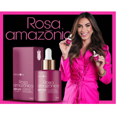 Sérum Facial Creme para o Rosto Rosa Amazônica Mosqueta 01 Pote 30ml