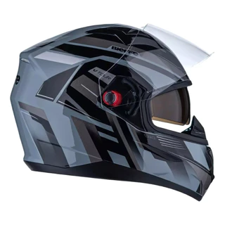Capacete B40 Bieffe Vtour Cinza Moonstone Grafite + Óculos