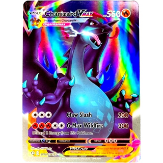 Kit 6 Cartas Pokemon com Charizard Arceus Pikachu Mewtwo Cartas