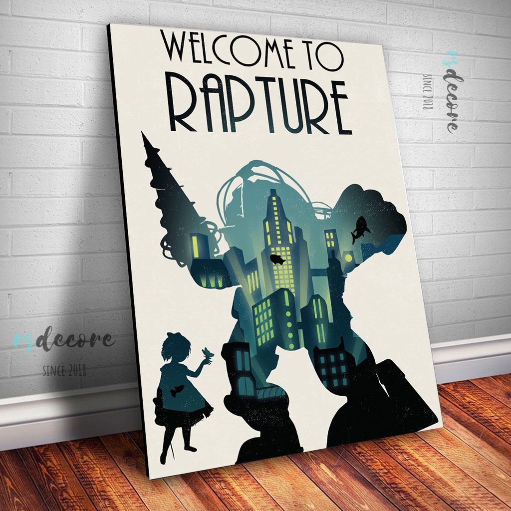 Placa Decorativa Do Game BioShock