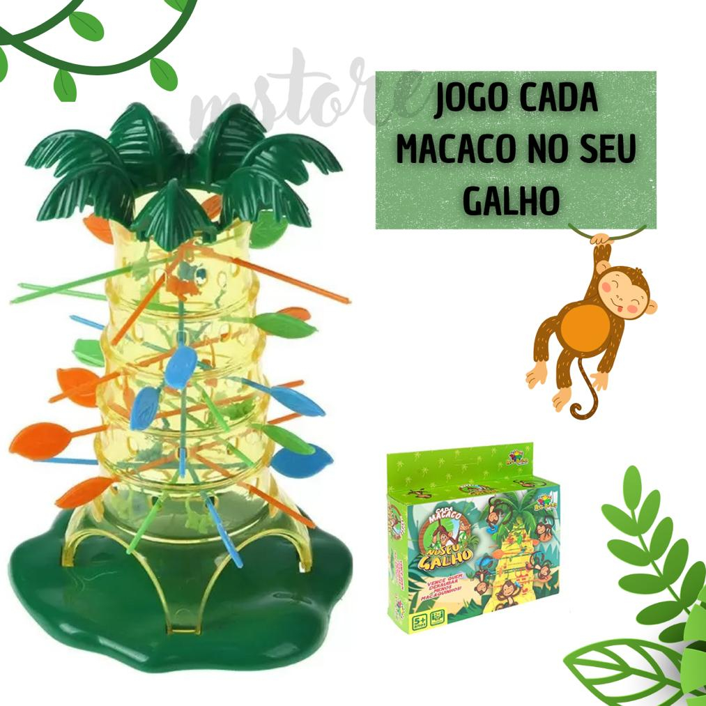 Jogo Infantil cada macaco no seu galho brincadeira divertida - zein -  Outros Jogos - Magazine Luiza