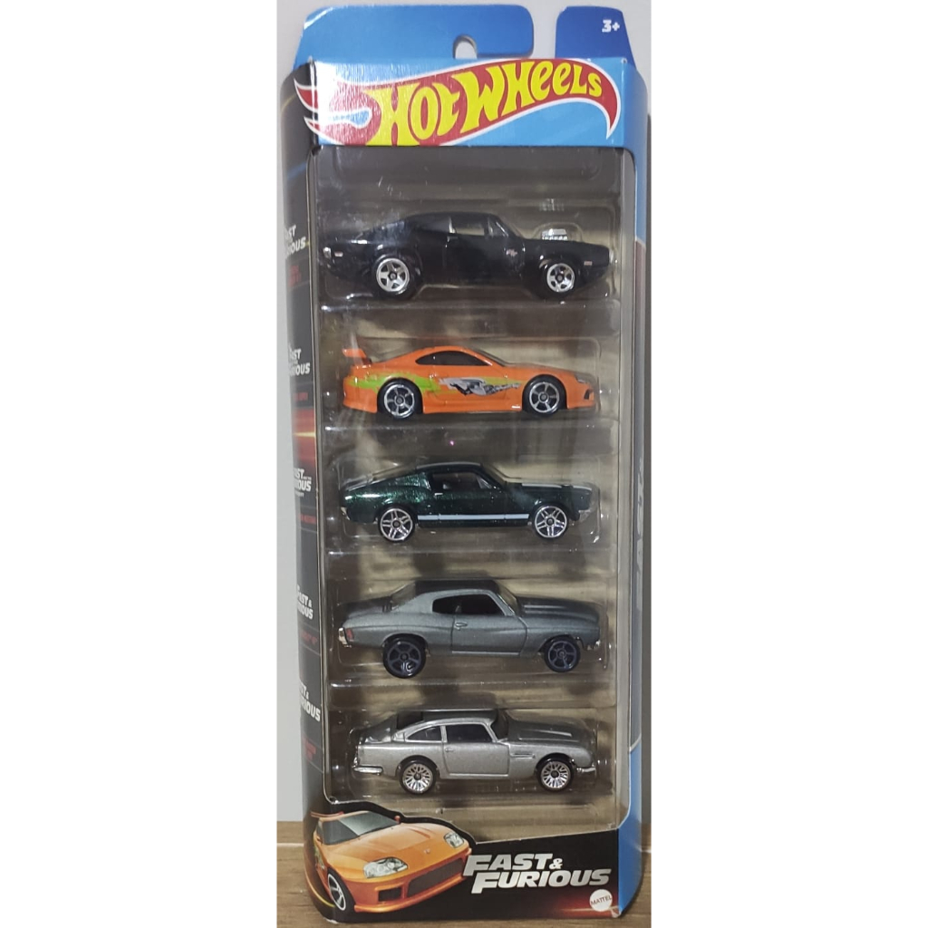 Hot Wheels 5 Pack Fast And Furious Velozes E Furiosos Shopee Brasil 0875