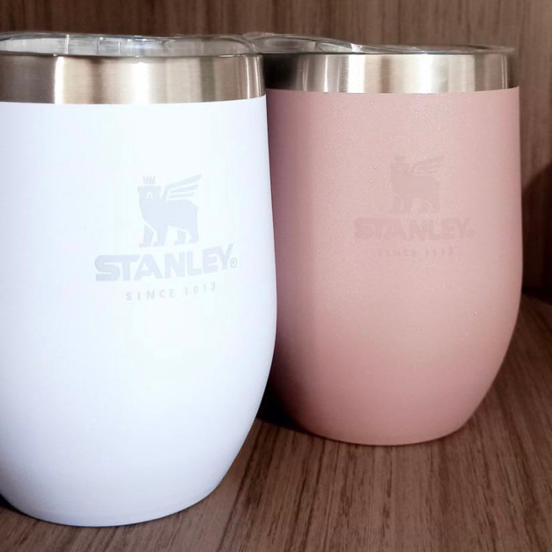 Copo Térmico Stanley Rosa Com Abridor 473ml Pra Conservar Sua Bebida Em  Festa