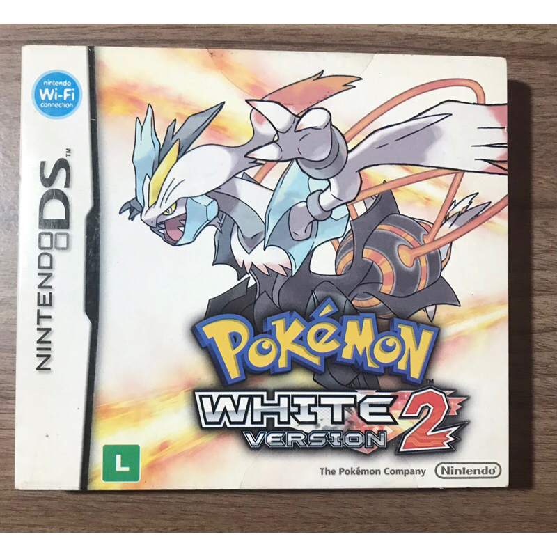 RARO Pokémon White Version 2 Nintendo DS Lacrado com Luva | Shopee Brasil