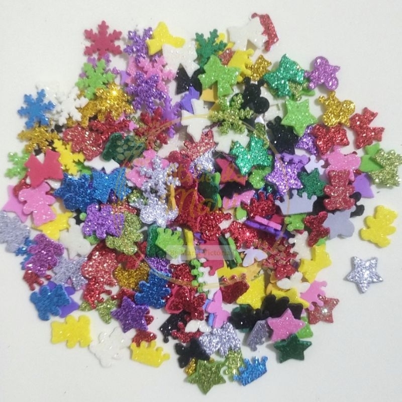 adesivos pet banho e tosa laço pet shop EVA COM GLITTER banho tosa