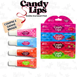 Hidratante Labial Candy Lips marca Isis Make protetor labial igual carmed fini
