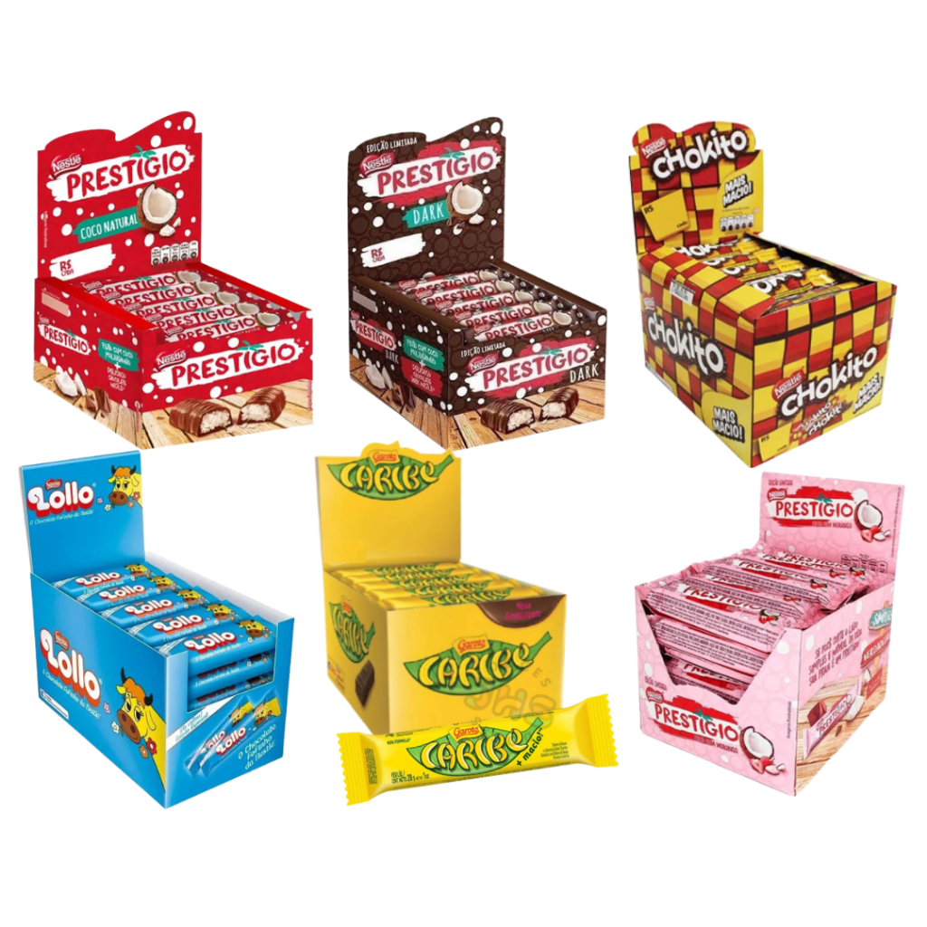 Chocolate Lollo NESTLÉ® Box 30 x 28g – Brasil Eu Quero!