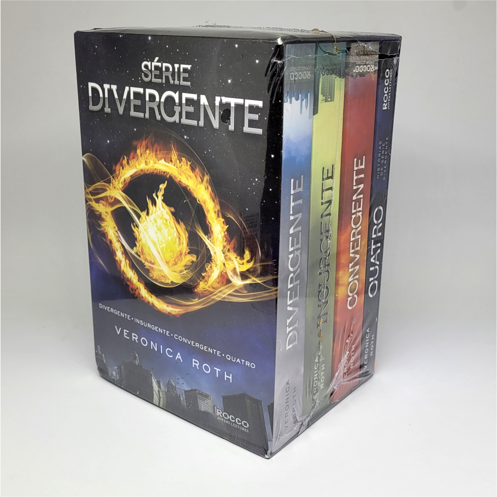 Box Divergente Veronica Roth 4 Livros Shopee Brasil