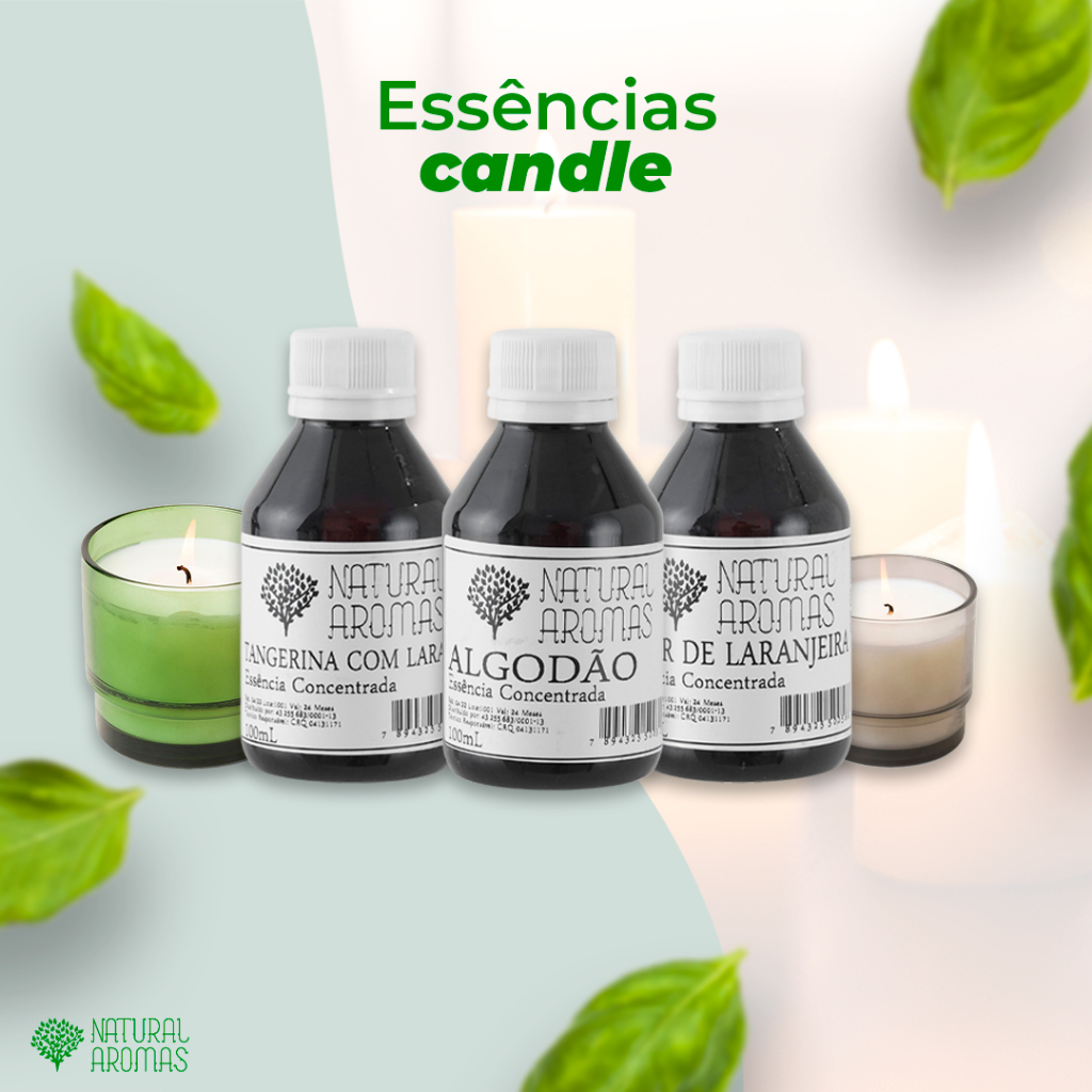 Essências Candle Premium Concentradas Para Velas | Shopee Brasil