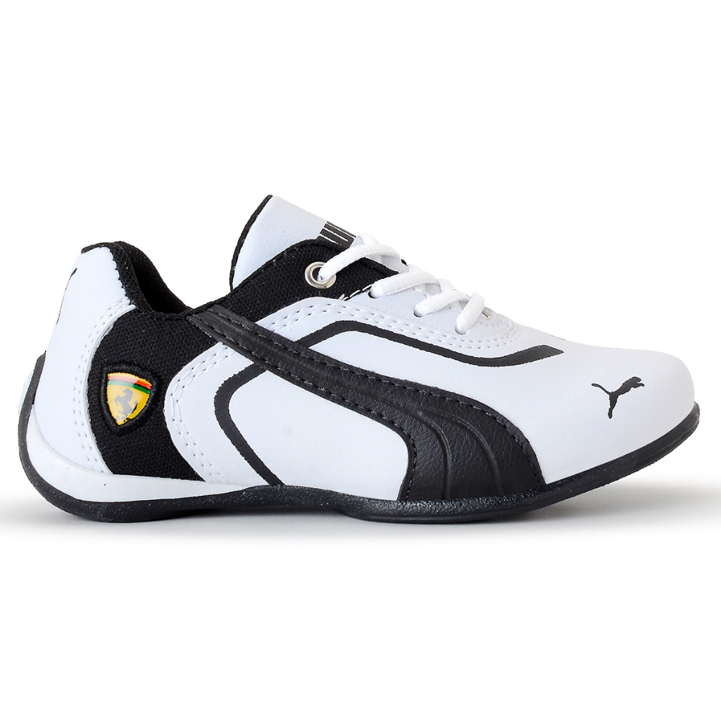 T nis Infantil Masculino Puma Ferrari New Meninos Corrida Automobilismo Promo o