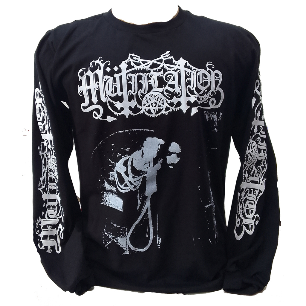 Camiseta Mutiilation 002 manga longa. banda black metal | Shopee Brasil