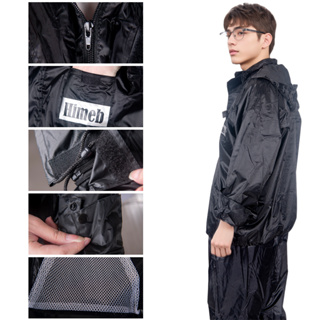 Kit Capa de Chuva Para Motoqueiro Adulta Masculina Feminina Com Faixa De Sinalizao