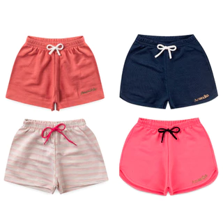 Kit Com 3 Shorts Feminino Infantil Menina L66