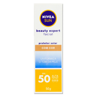 Protetor Solar Facial NIVEA Sun Beauty Com Cor FPS50 50g