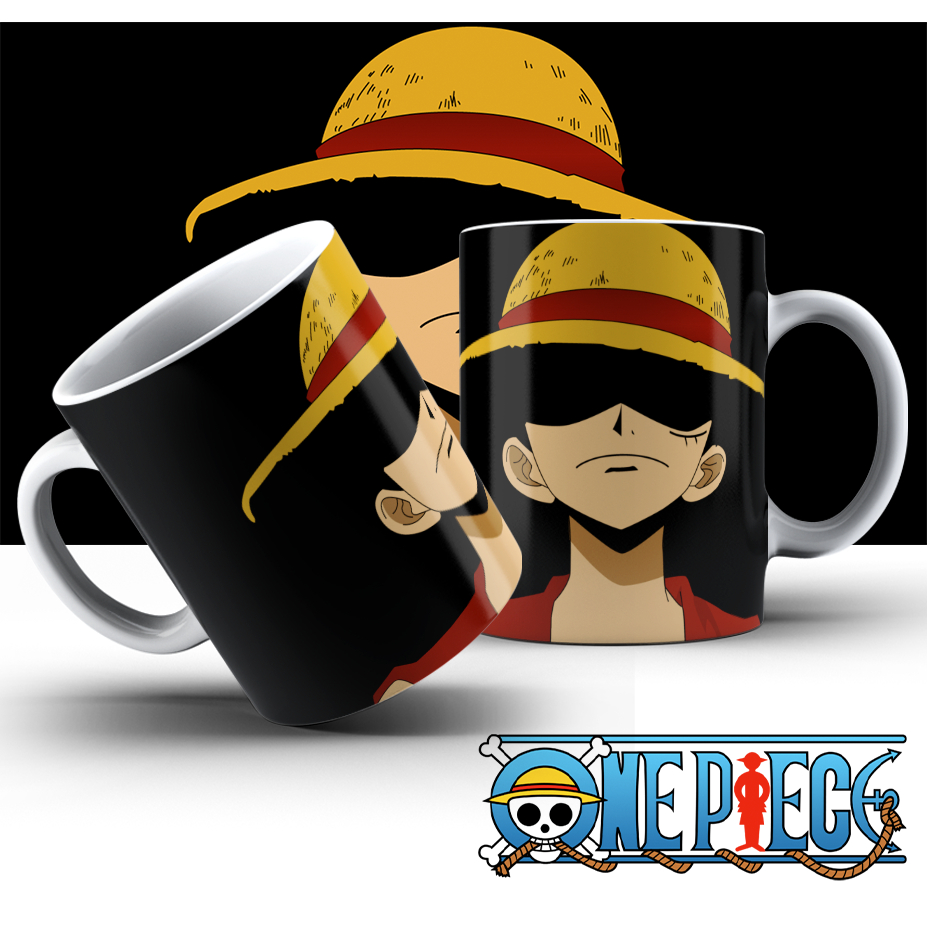 ARTE PARA CANECA PNG GRÁTIS: Luffy