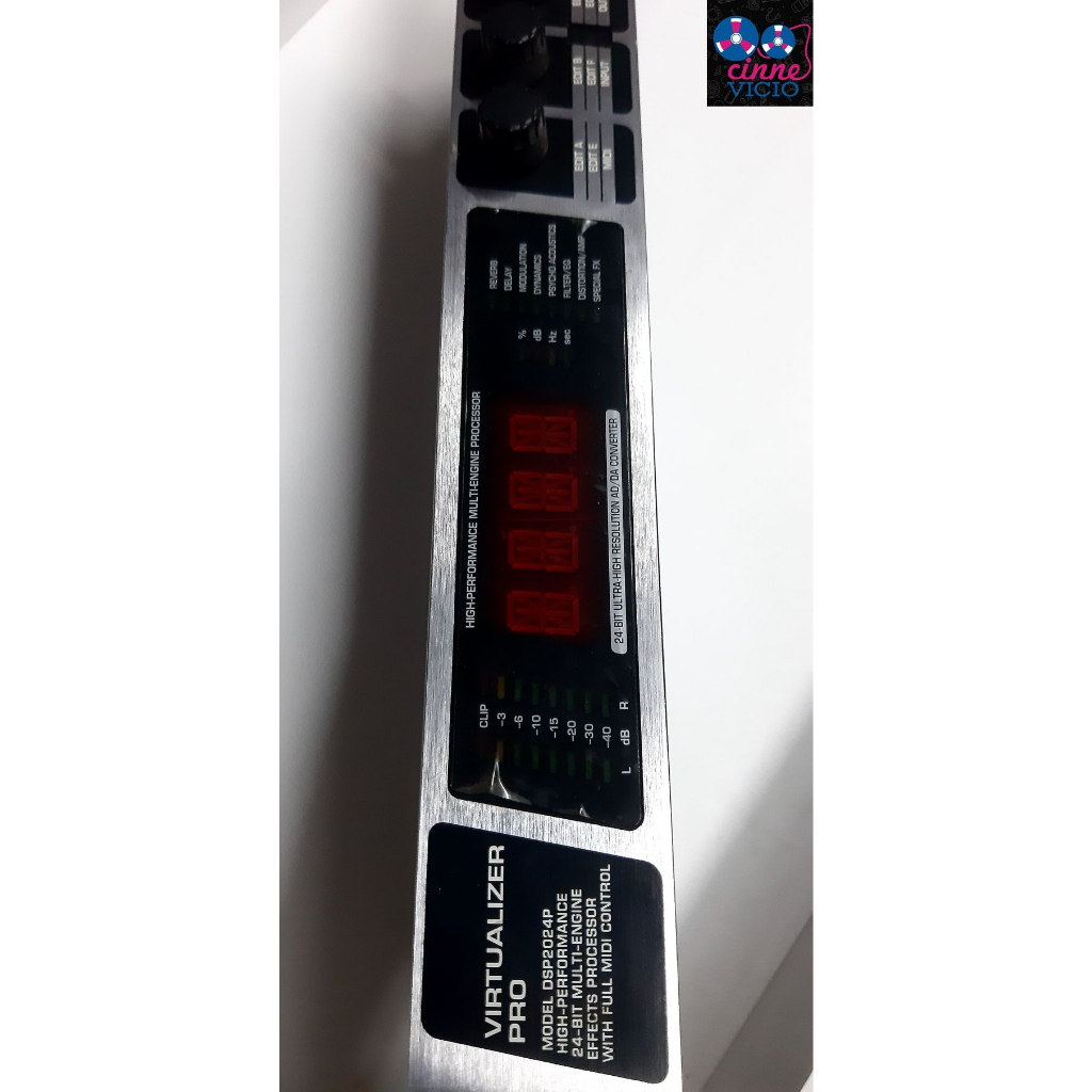Behringer V Processador De Efeitoso Virtualizer Pro Dsp2024p