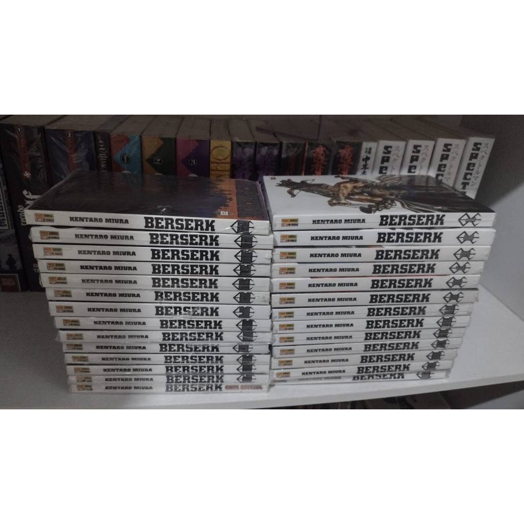 Coleção Berserk Panini com 15 volumes (Edição de Luxo) | Shopee Brasil