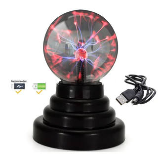 Globo De Plasma Light Bola De Cristal Luminária Raios Touch Magica Bivolt