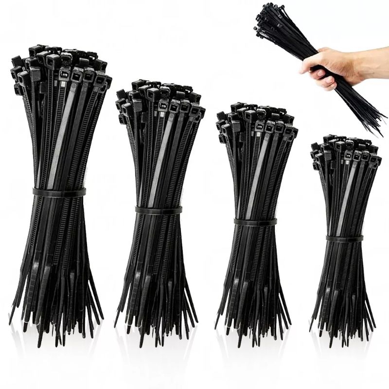 100 Unidades Cinta Plástica/ Abraçadeiras Vários Tamanhos Enforca Gato