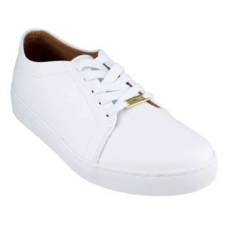 Tênis Vizzano Branco Básico Casual Feminino Confortável Original