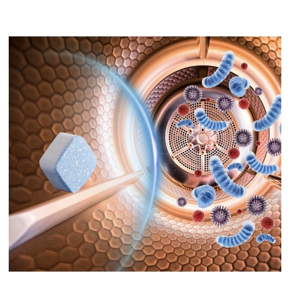 KIT com 10 Pastilhas para Limpeza de Máquinas de Lavar Roupas Efervescentes Multifuncional#