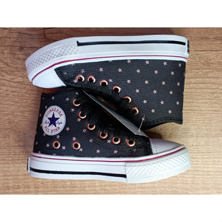 CM31  TÊNIS CONVERSE ALL STAR CANO ALTO PRETO