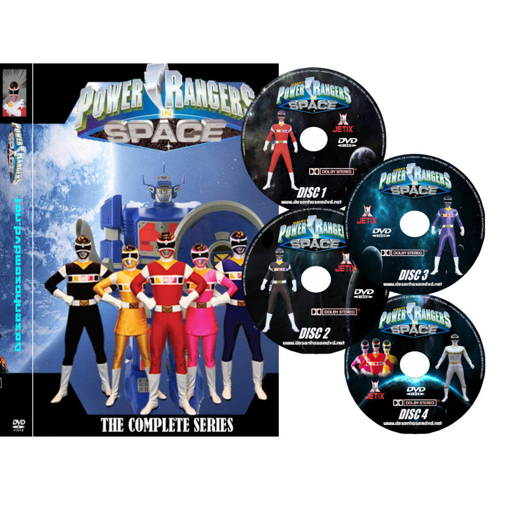 DVD Power Ranger No Espaço Completo - Edição Colecionador | Shopee Brasil