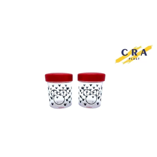 10 unidades de Potes de 50ml Minnie com Tampas