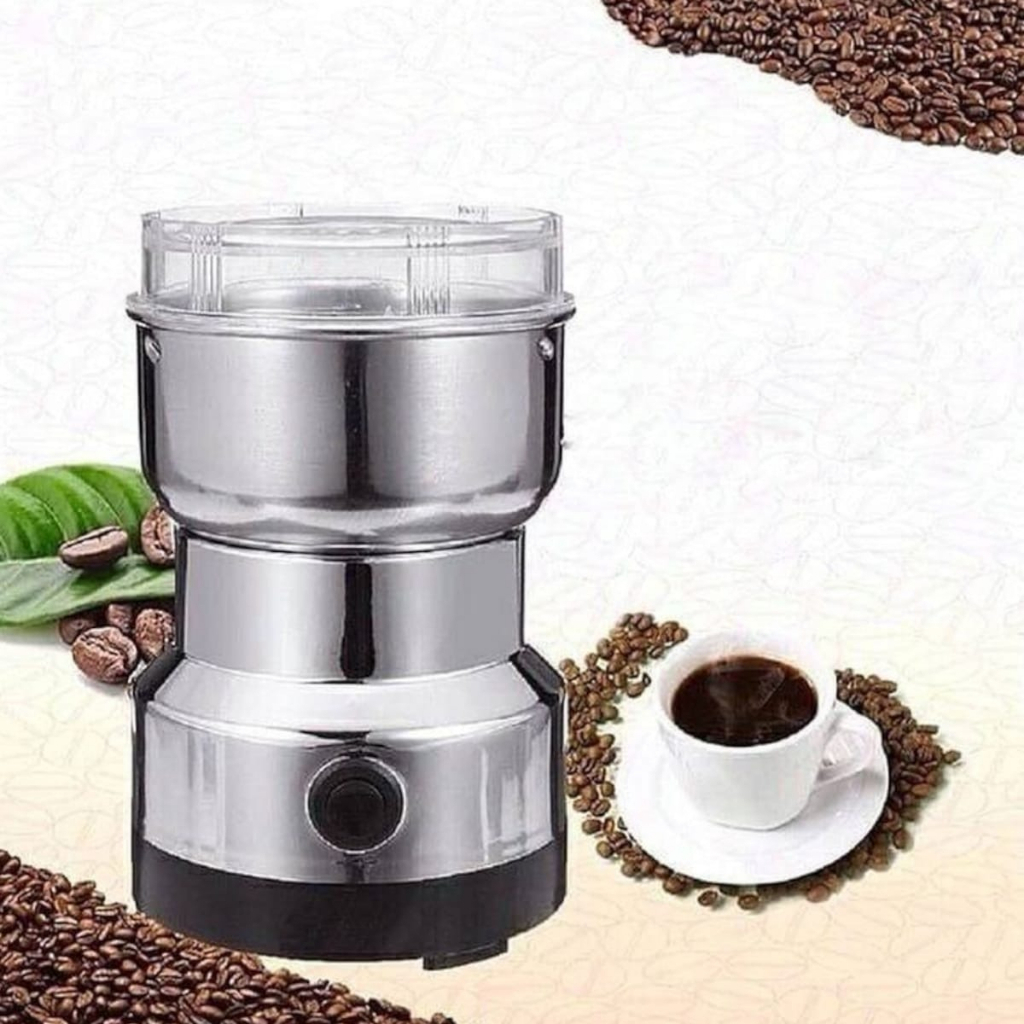 Moedor De Café 110v Grãos Elétrico Aço Inoxidável Pronto Ent