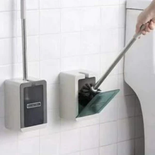 ESCOVA LIMPEZA P/ VASO SANITARIO C /SUPORTE ALTO ADESIVO