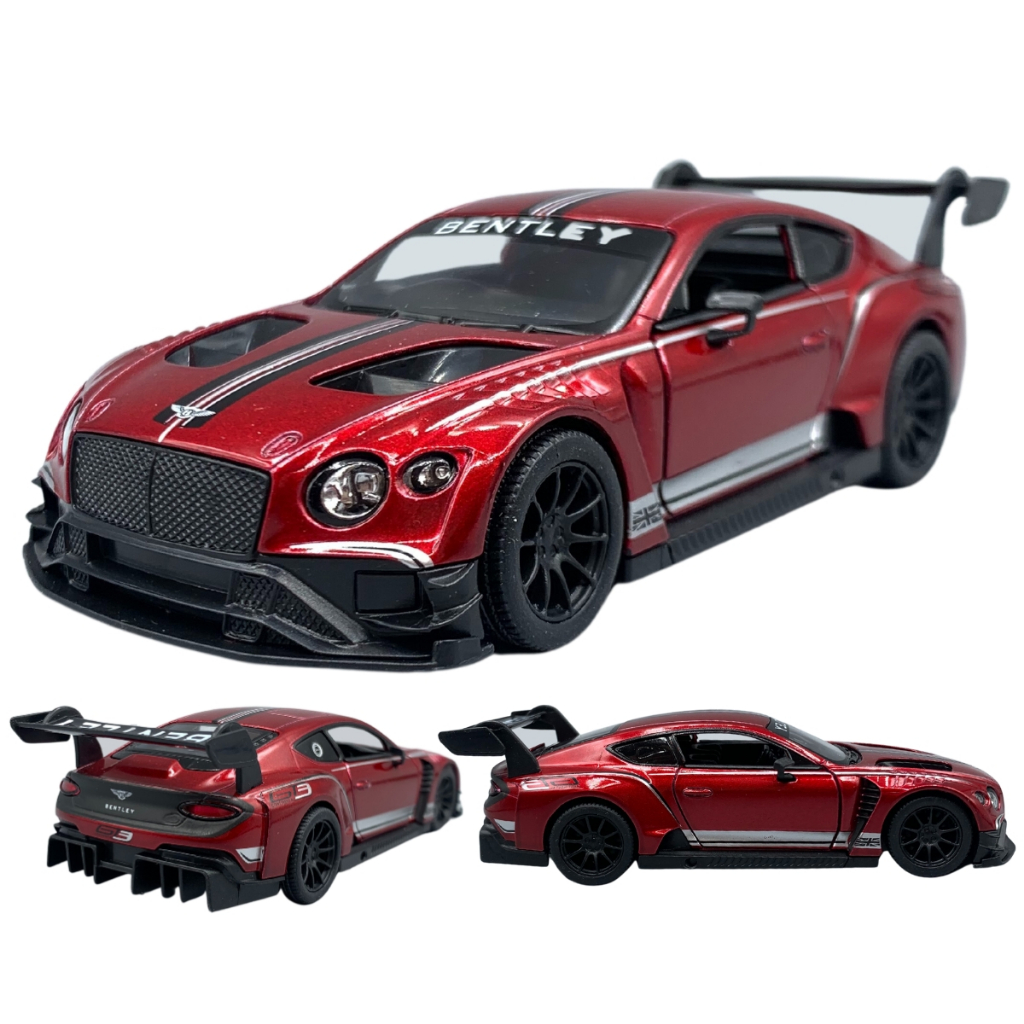 Miniatura Carro Bentley Continental Gt3 Abre Portas Ferro | Shopee