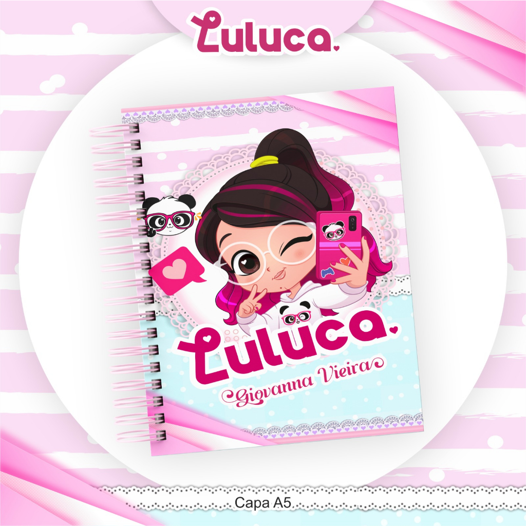 Caderno de Desenho Luluca