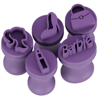 Kit Carimbos Para Brigadeiros BARBIE Docinhos Molde Festa Confeitaria