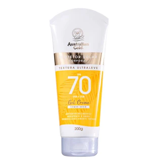 Protetor Solar Australian Gold Gel Creme FPS 70 200g