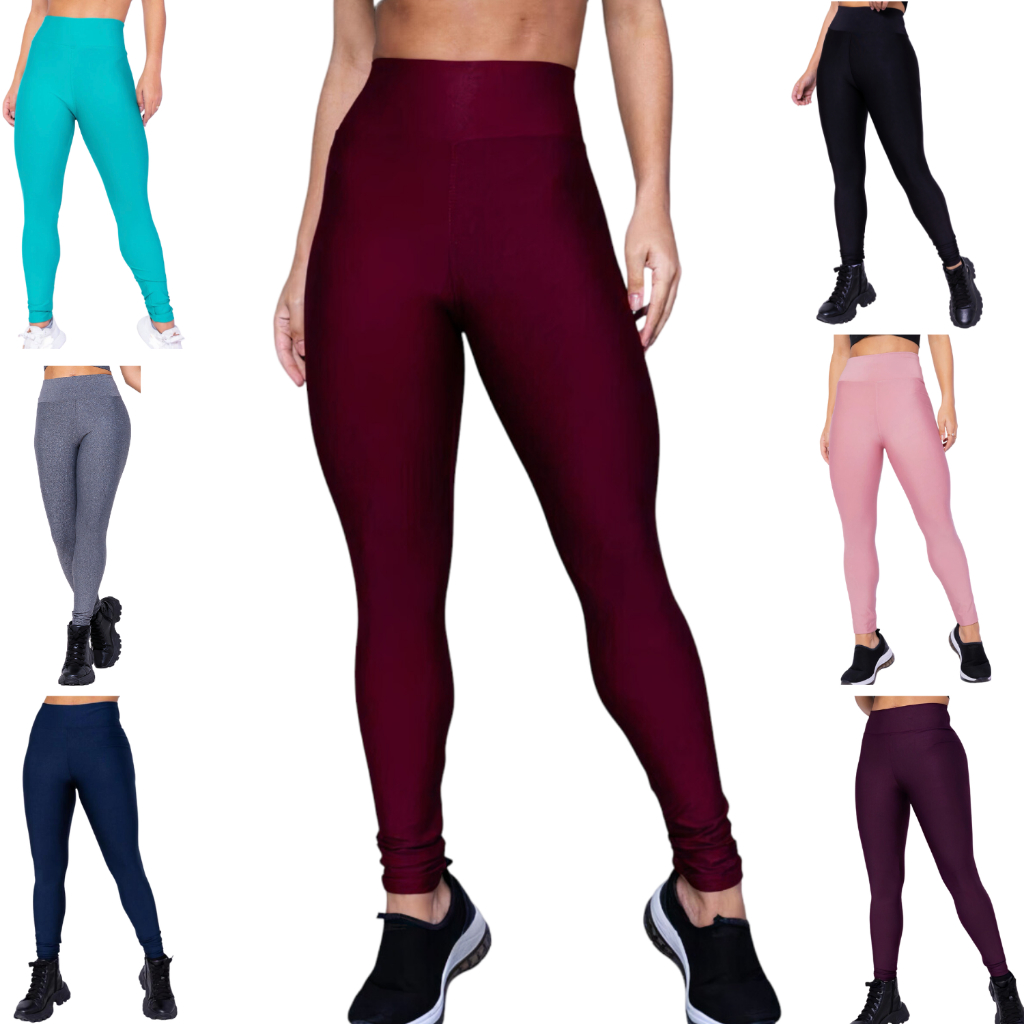 Calça Legging 3d fitness levanta bumbum modeladora poliamida ideal para  Academia pilates e ginastica