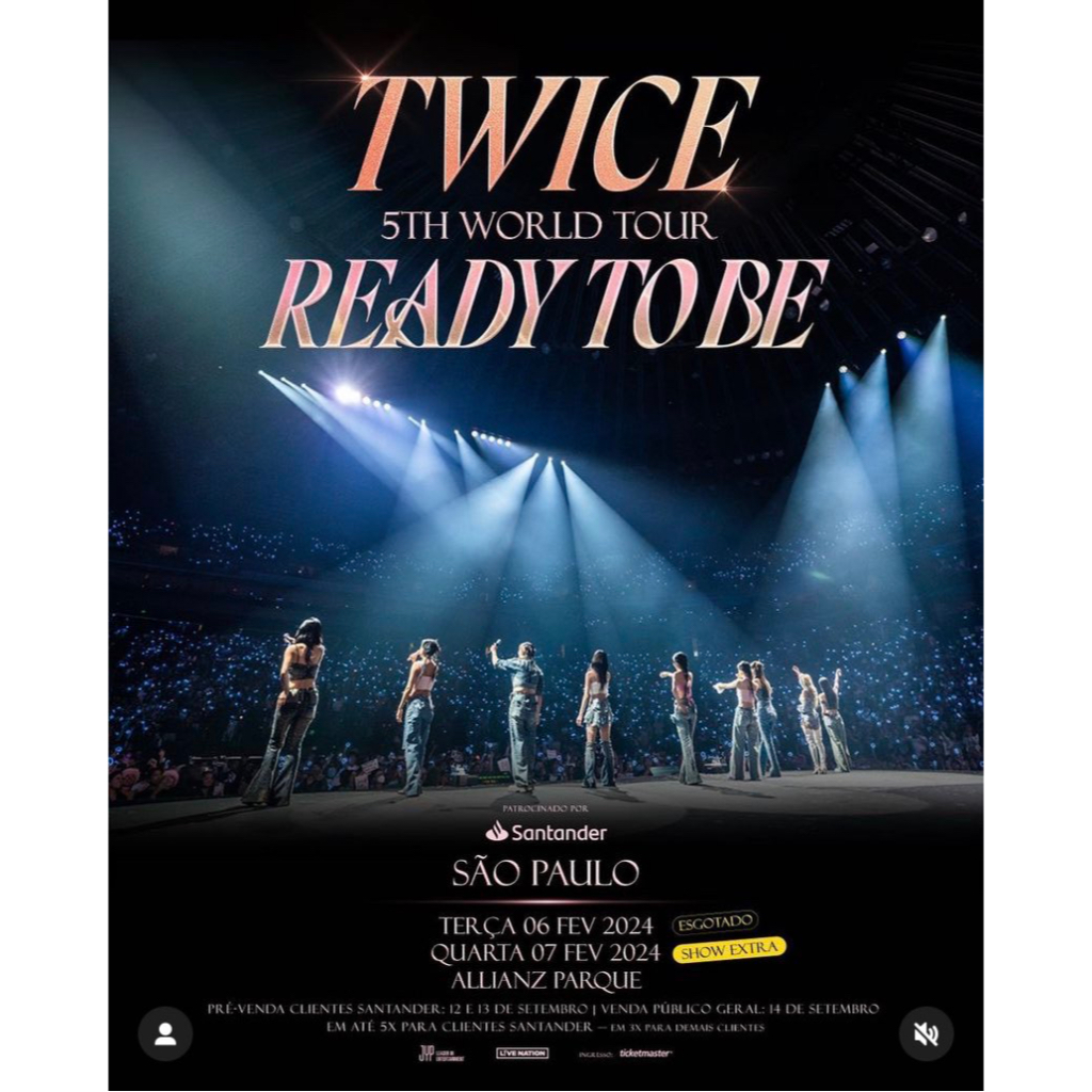 TWICE on X: TWICE 5TH WORLD TOUR 'READY TO BE' IN SÃO PAULO